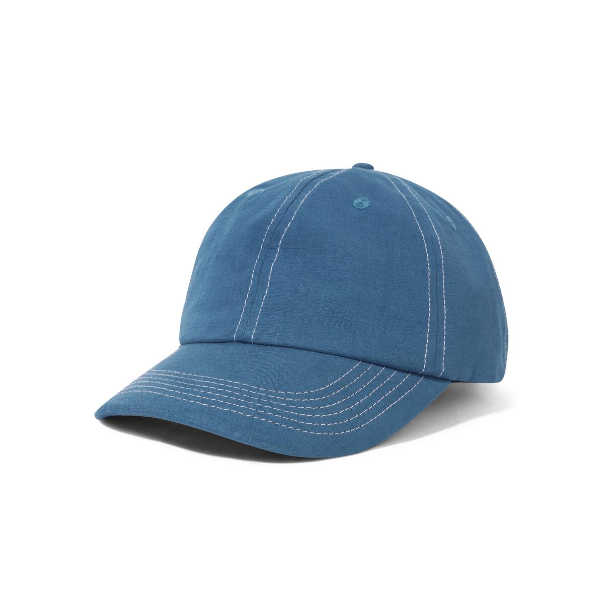 Butter Goods Washed Ripstop 6 Panel Cap - Navy