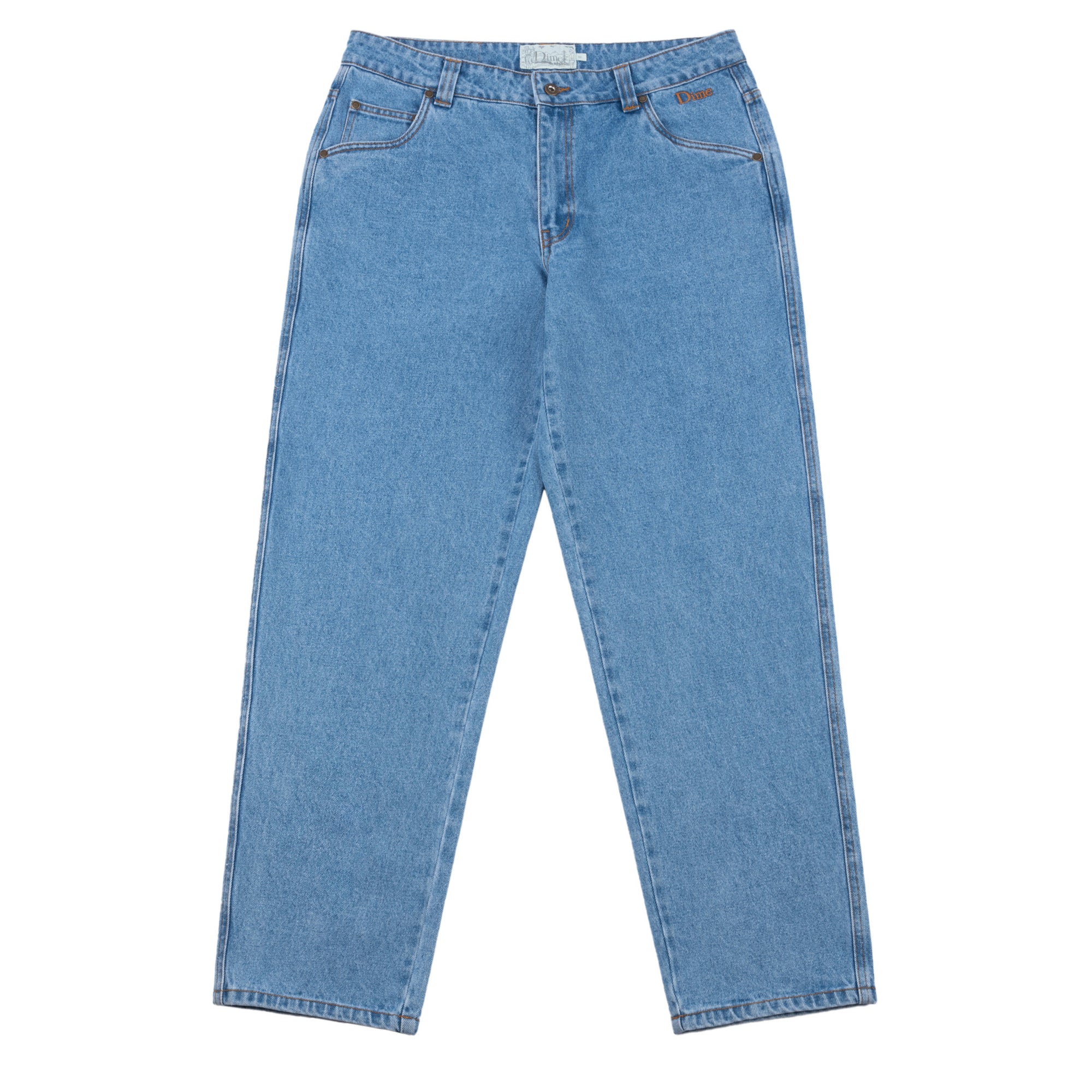 Dime Classic Relaxed Denim Pants - Blue Washed