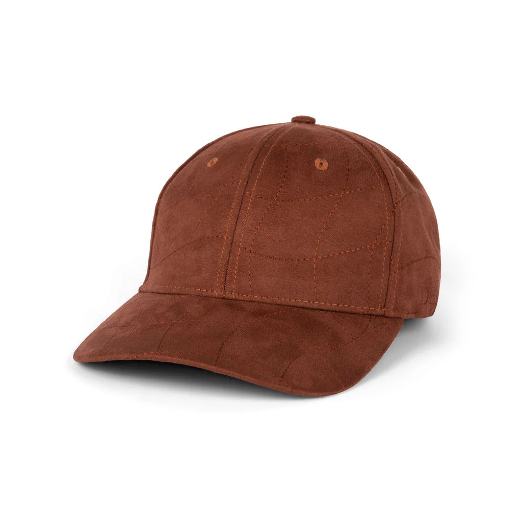 Dime Wave Quilted Full Fit Cap - Caramel