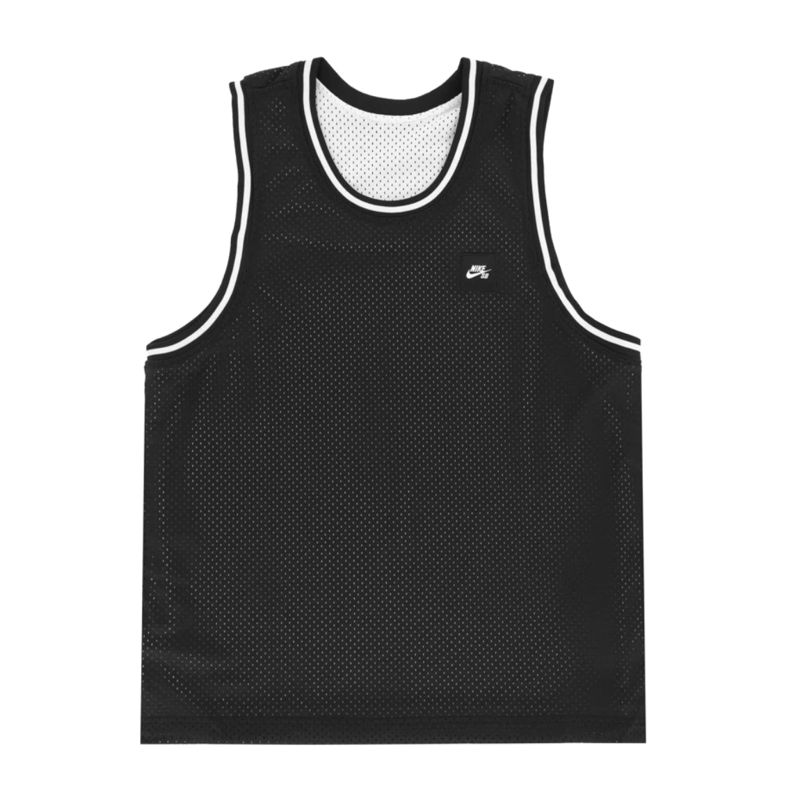 Nike SB Skate Basketball Jersey - Black/ White