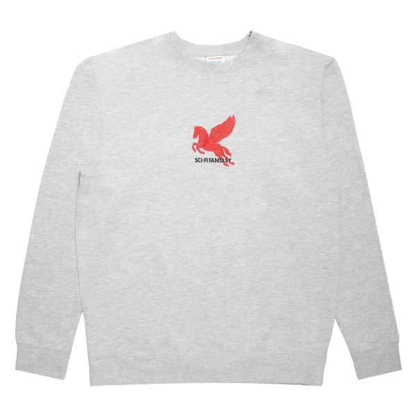 Sci-Fi Fantasy Pegasus Crewneck - Gray - 35th North