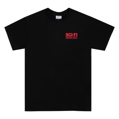 Sci-Fi Fantasy Generic Tech T-Shirt - Black