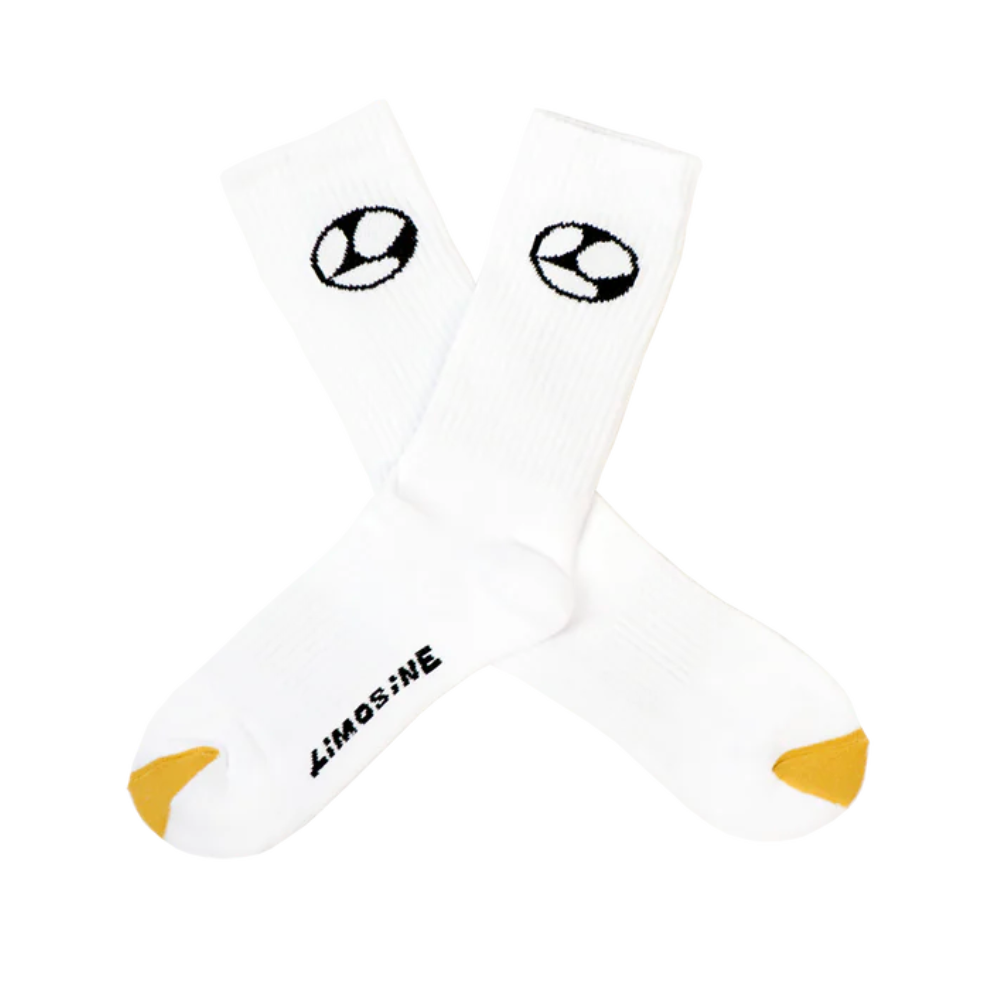 Limosine 'Limo Gold Toe' Socks - White