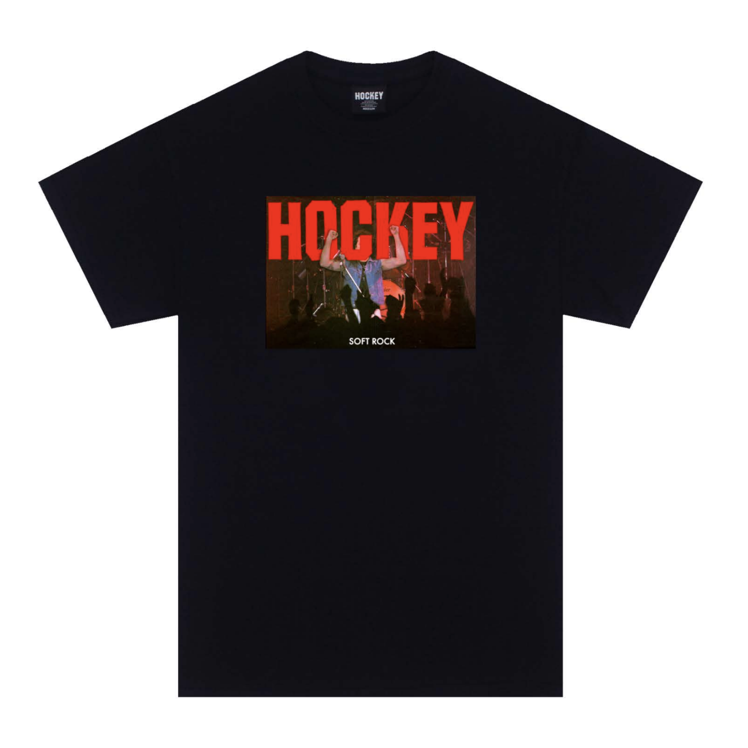 Hockey Soft Rock Tee - Black