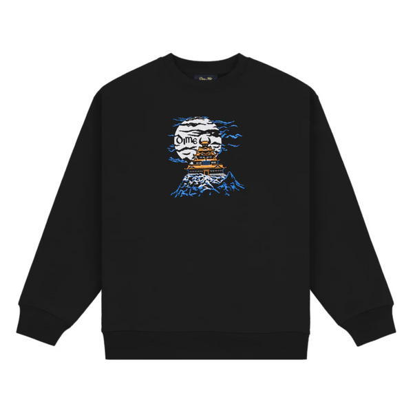 Dime Kastle Crewneck - Black - 35th North