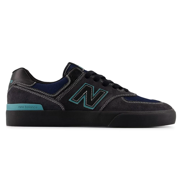 New Balance 574 Vulc - Black/Teal | 35th North