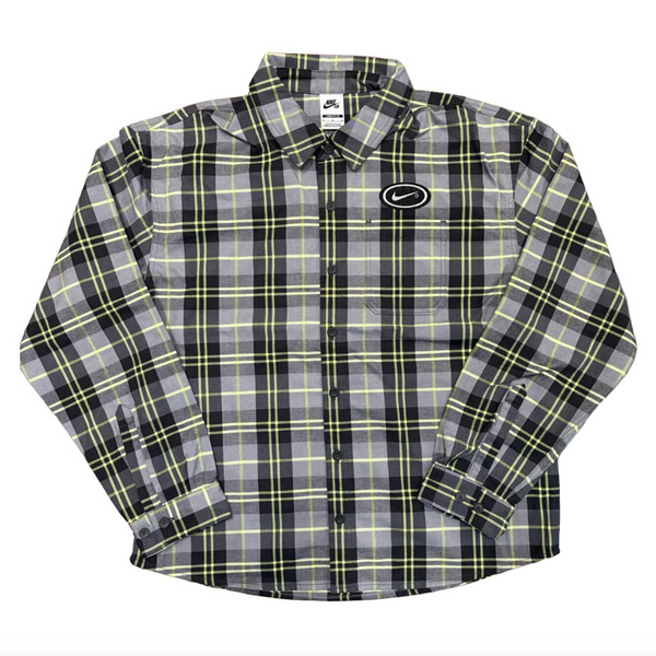 NIKE SB LONG SLEEVE 長袖シャツERIC KOSTON Nike SB Koston Long Sleeve Flannel Shirt - Midnight Navy/Speed