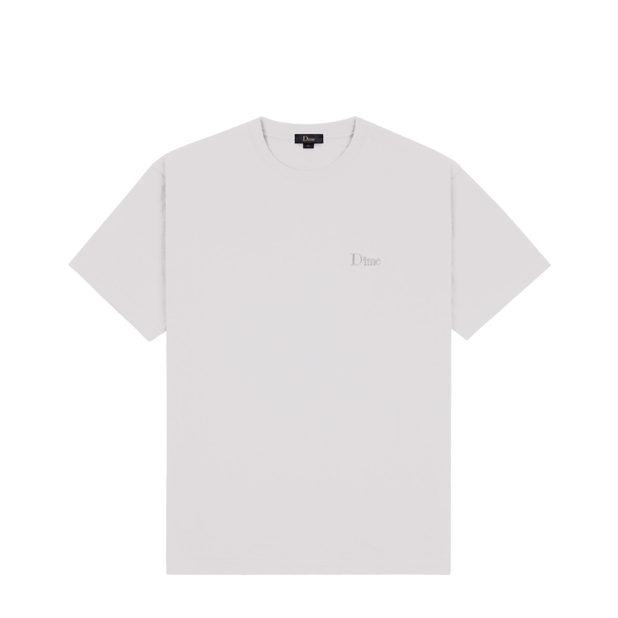 Dime Classic Small Logo T-Shirt - Cement