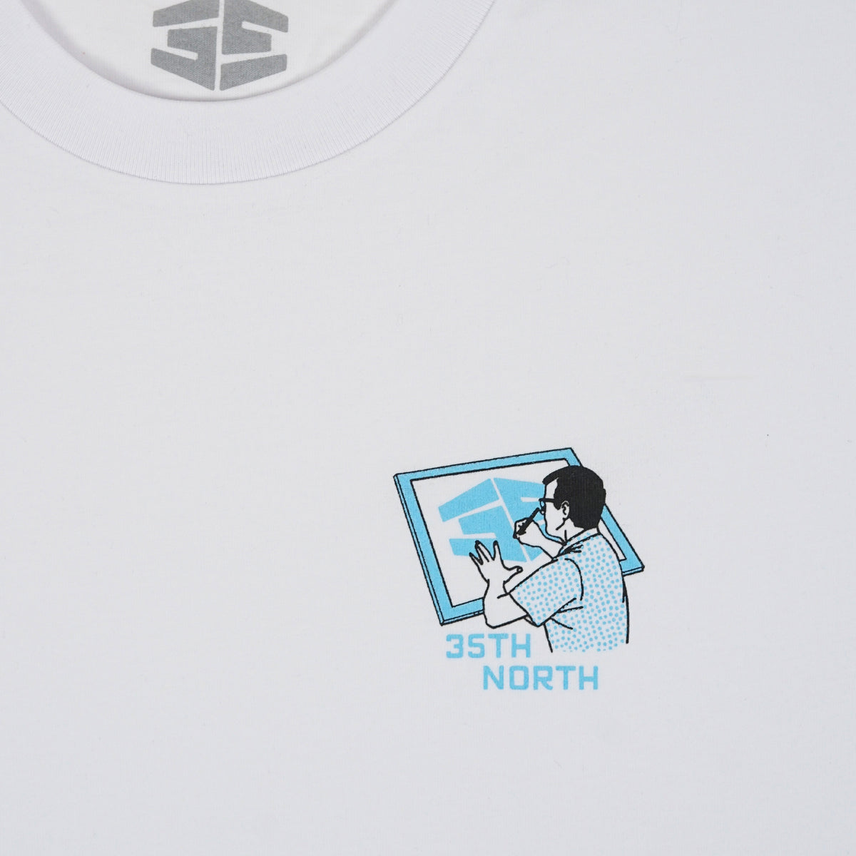 35th North 'Drawing Board' T-Shirt - White