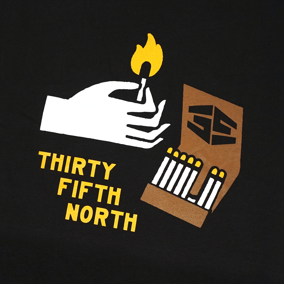 35th North 'Matchbook' T-Shirt - Black