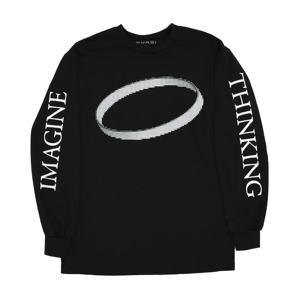 【完売品】 ジェントルイス Rib Long Sleeve Tee black Quasi I.T. Long Sleeve Tee - Black | 35th North