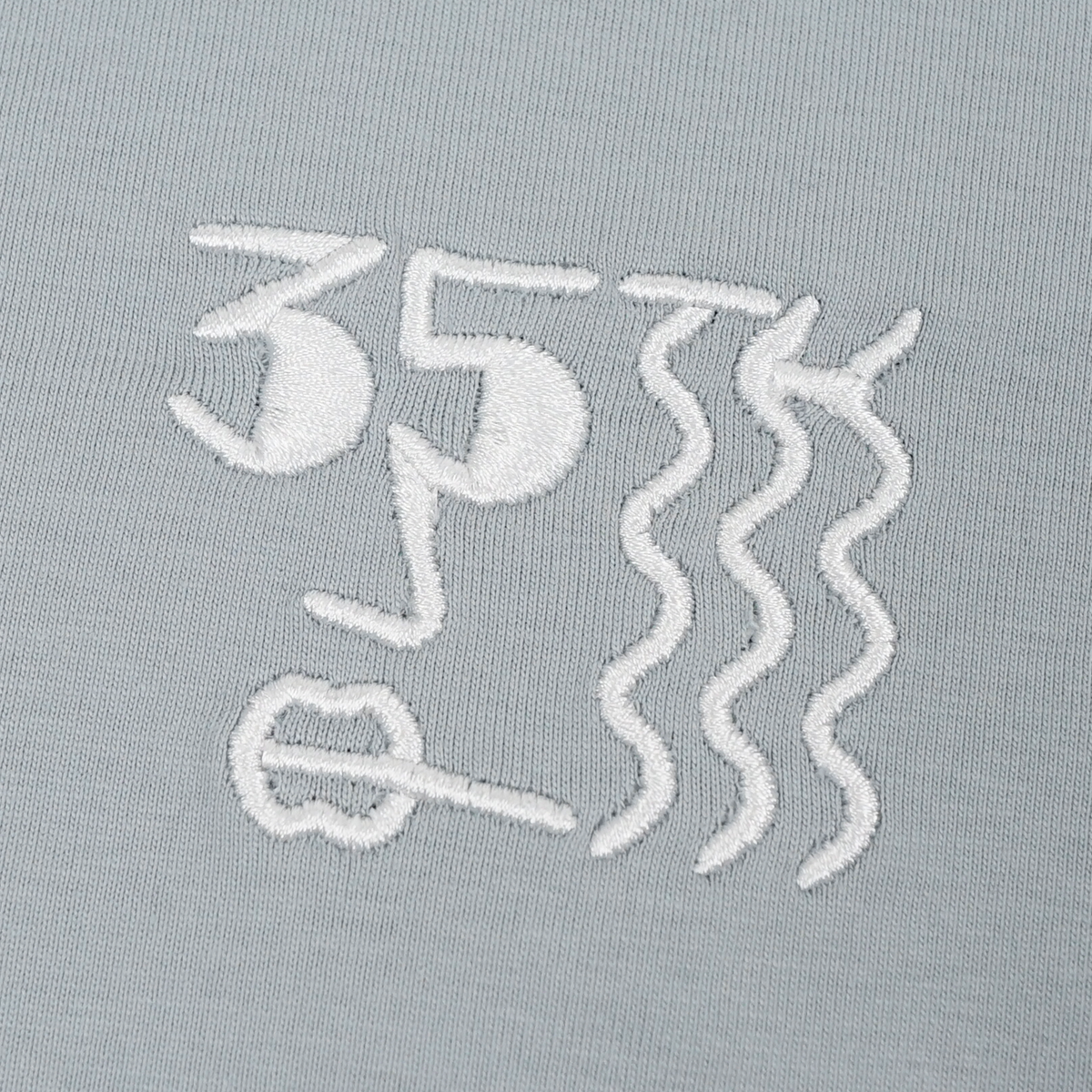 35th North 'Smoker' Embroidered T-Shirt - Smoke