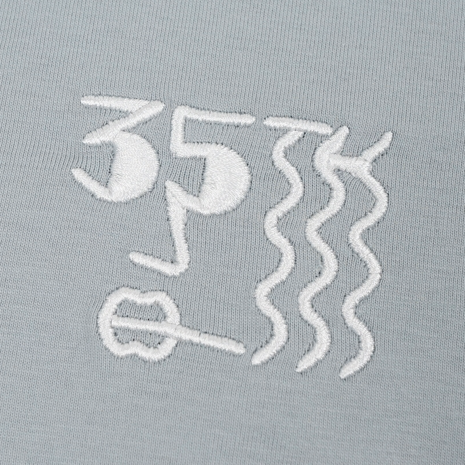 35th North 'Smoker' Embroidered T-Shirt - Smoke