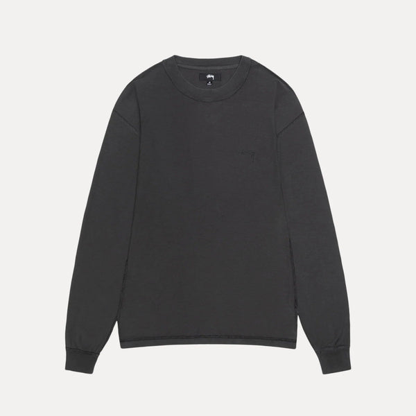 Stussy Lazy Longs Sleeve Tee - Vintage Black - 35th North