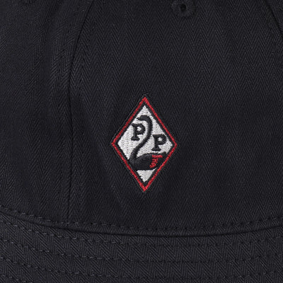 Pass-Port Swanny Herringbone Bucket Hat - Black