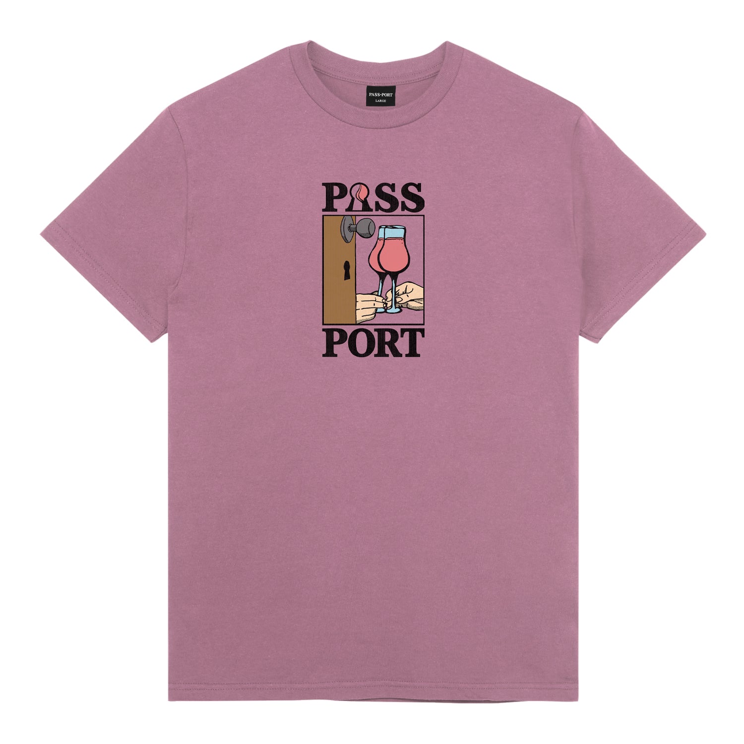 Pass~Port What U Think U Saw Tee - Washed Berry