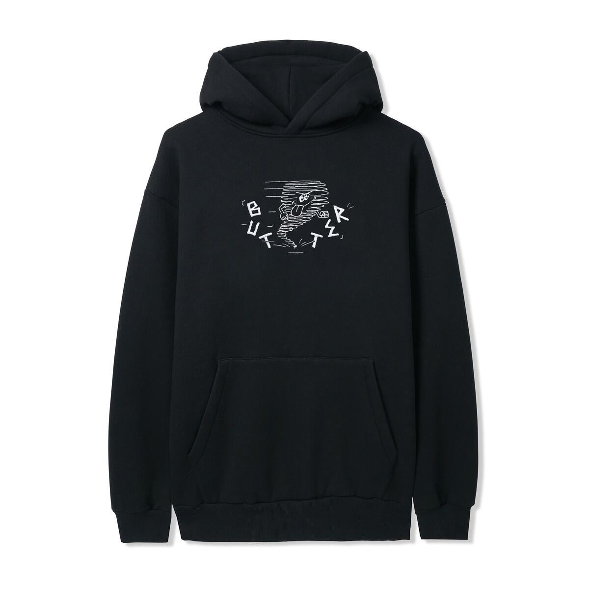 Butter Goods Tornado Pullover Hood - Black