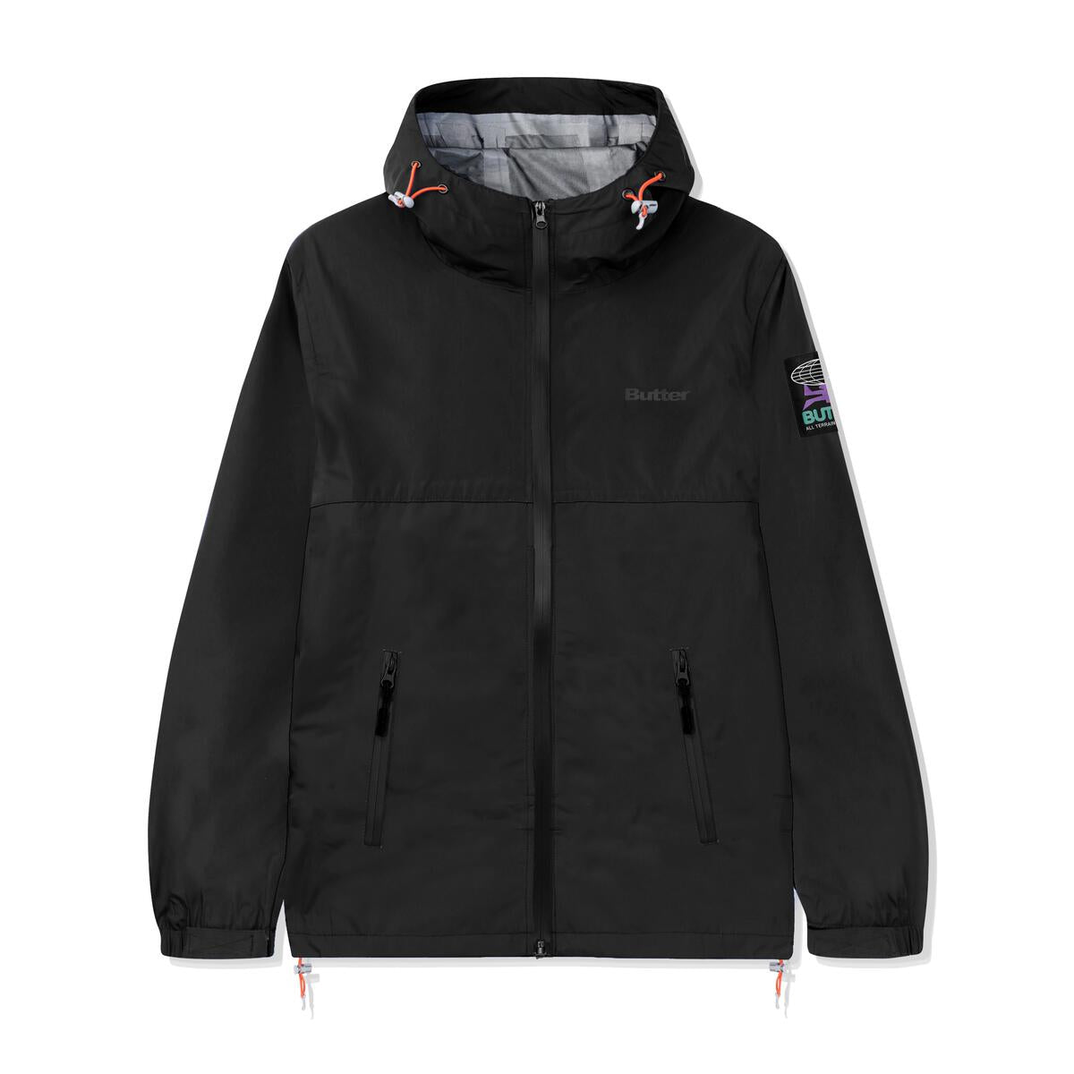 Butter Goods T-Rain Jacket - Black