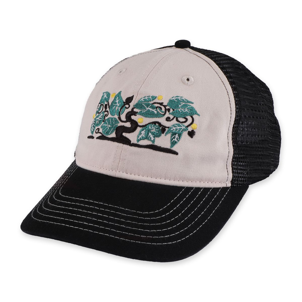 Pass~Port 'Orchard Leagues' Truckers Cap - Black / Off White