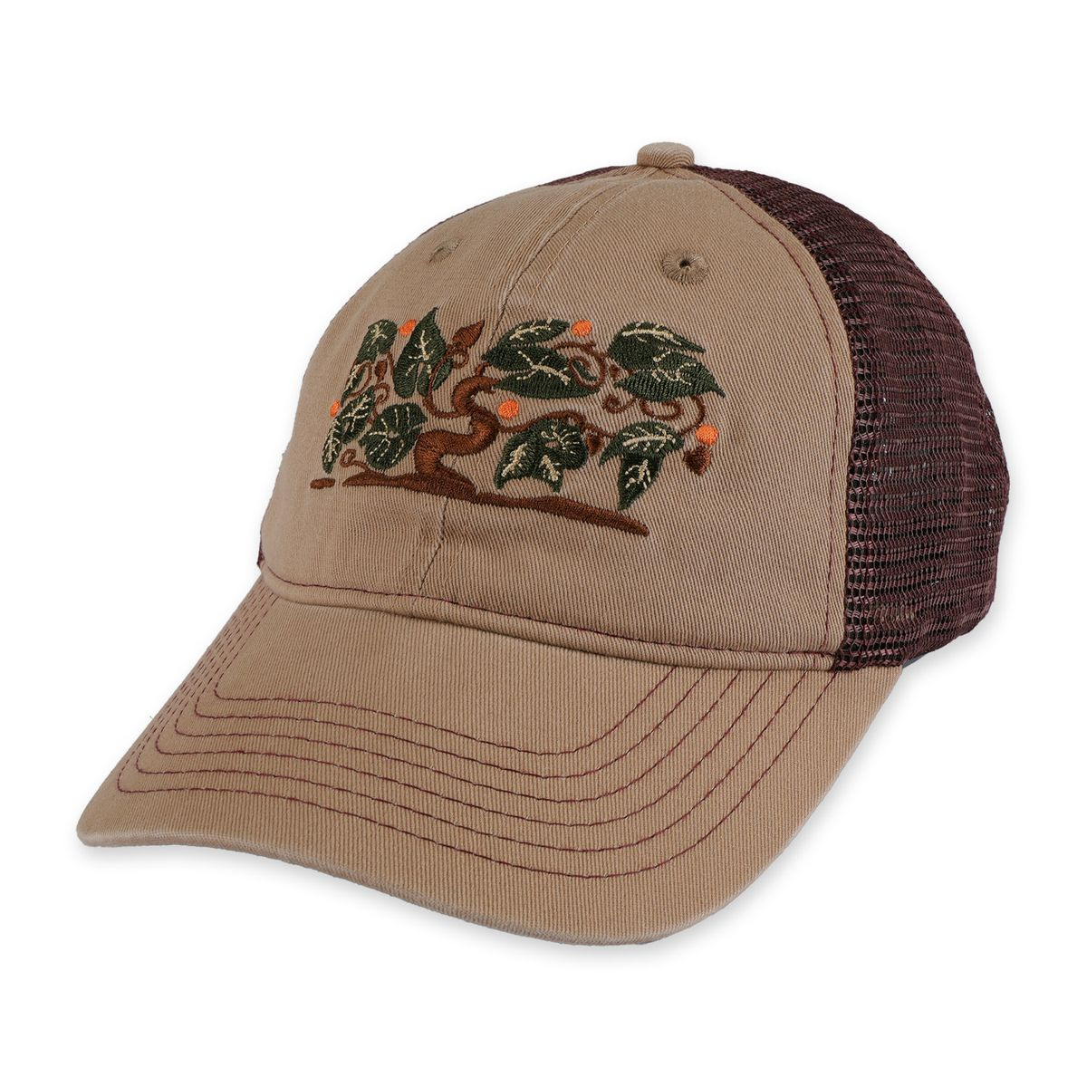 Pass~Port 'Orchard Leagues' Truckers Cap - Sand