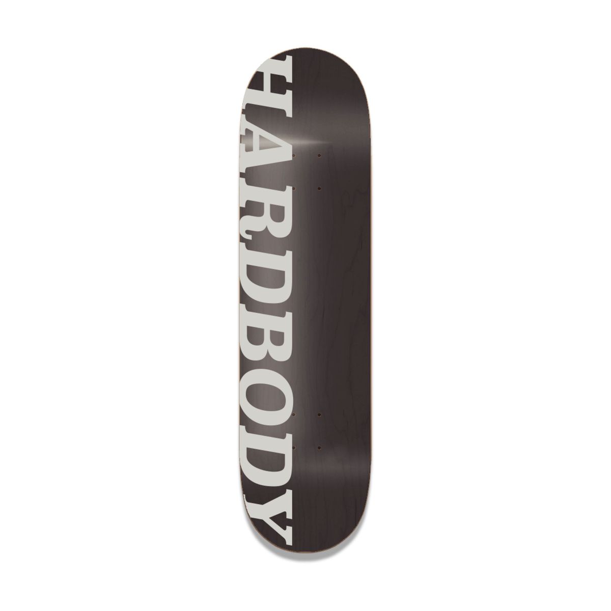 Hardbody SILVER LOGO Deck - 8.38 / 8.5
