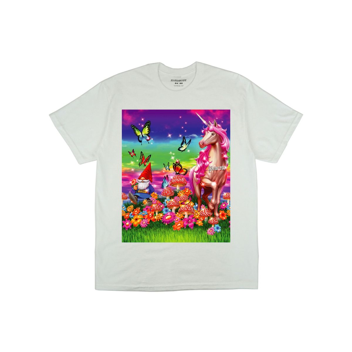 Hardbody Princess Utopia Tee - White