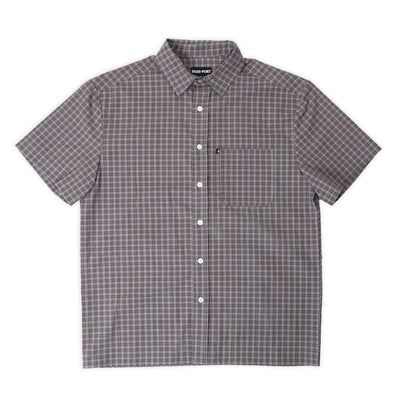 Pass~Port Workers Check Shirt - Sangria