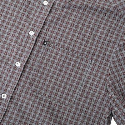 Pass~Port Workers Check Shirt - Sangria