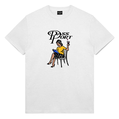 Pass~Port Minimal Output Tee - White Marle