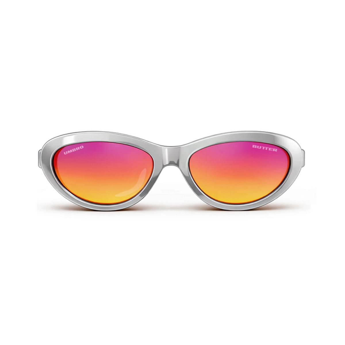 Butter Goods Umbro Striker Sunglasses - Chrome