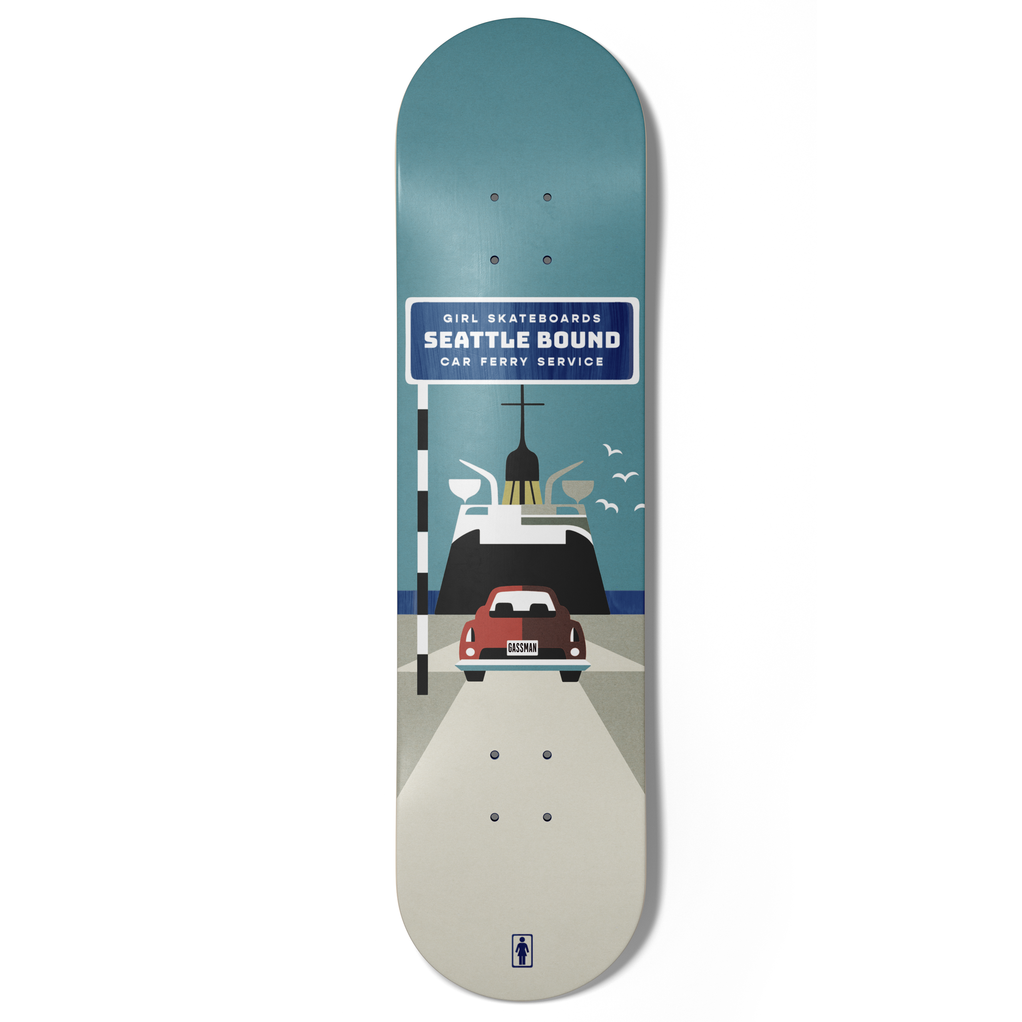 Girl Griffin Gass 'Seattle Bound' Deck - 8.5
