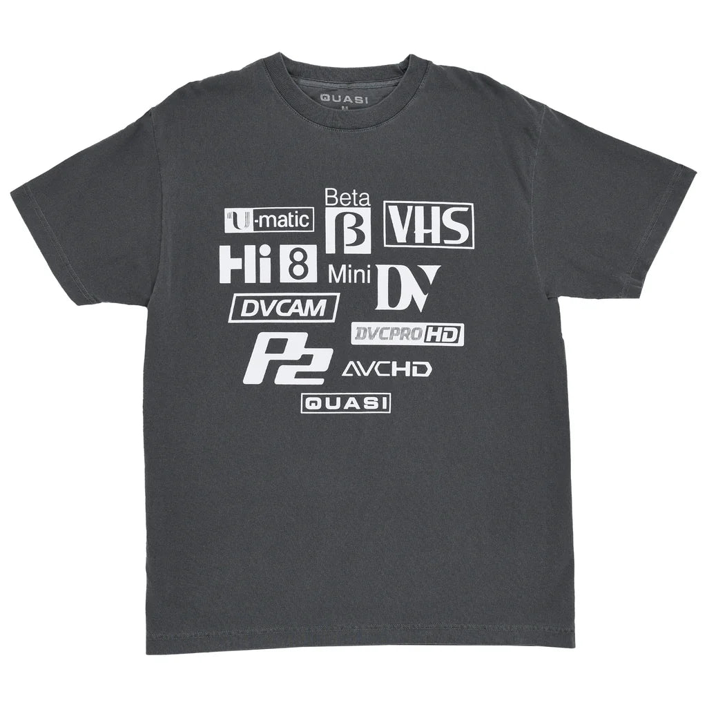 Quasi Formats Tee - Faded Black