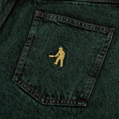 Pass~Port Workers Club Denim Jeans - Dark Green Over-Dye