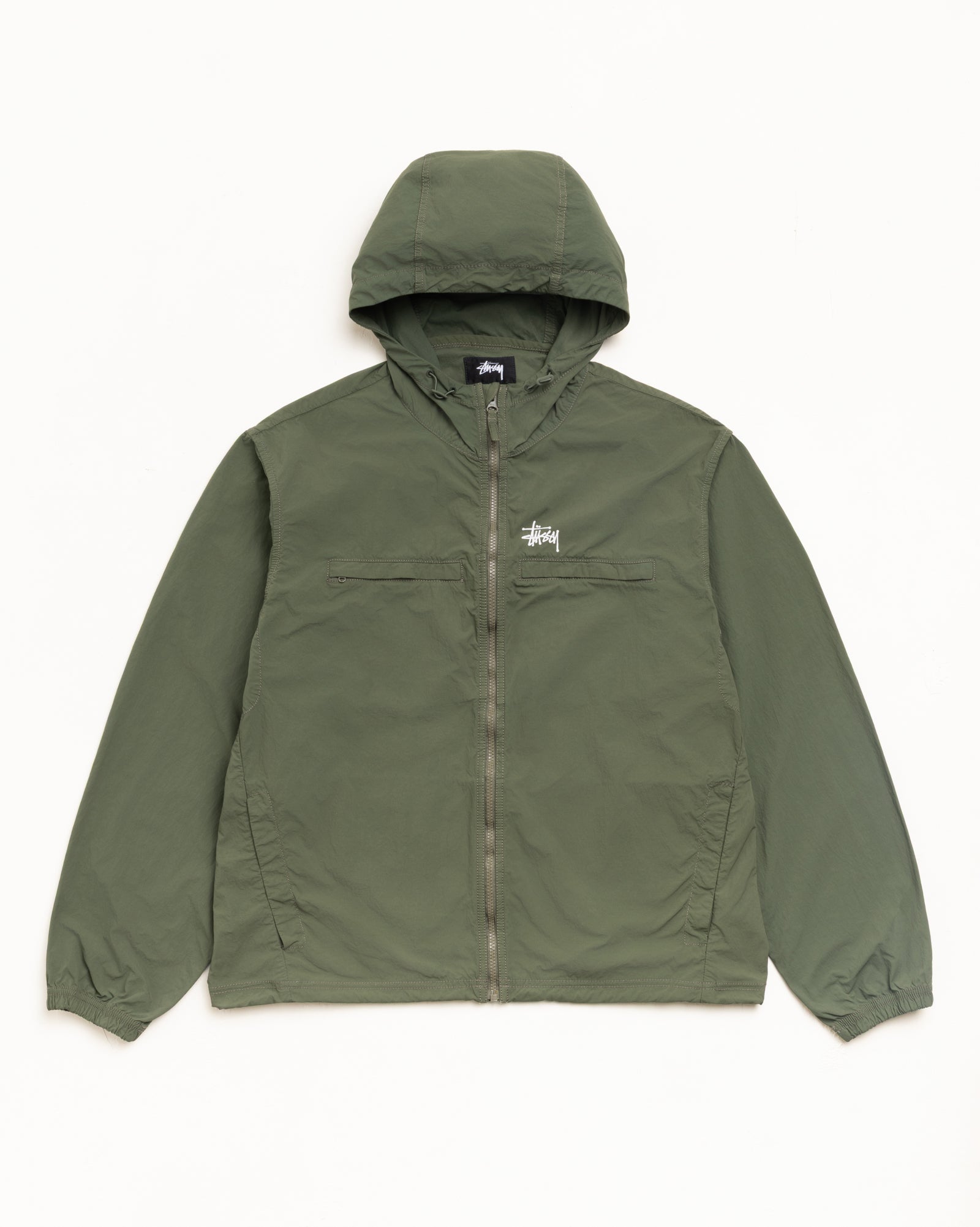 Stussy Lightweight Hooded Jacket - Olive