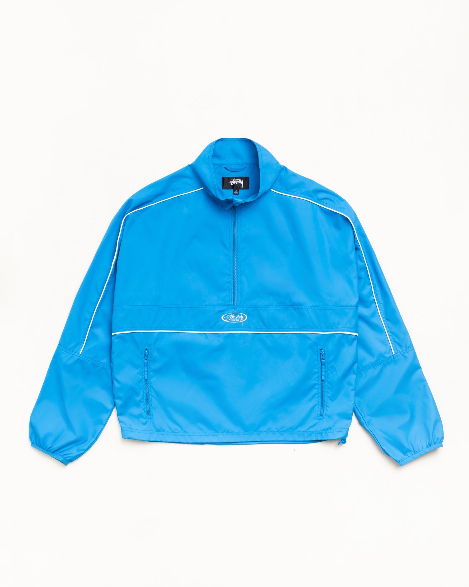 Stussy Lightweight Pullover Jacket - Blue