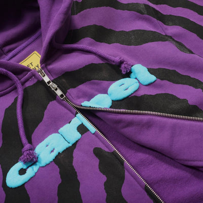 Carpet Spiral Zip-Up - Purple