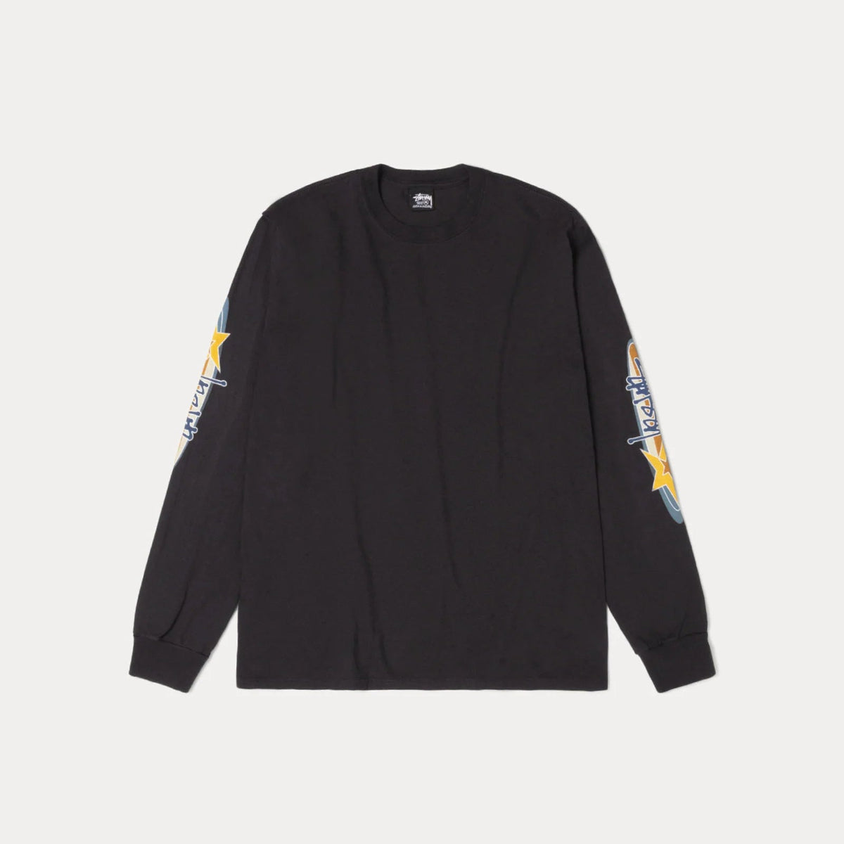 Stüssy Two Star Pigment Dyed Tee - Faded Black