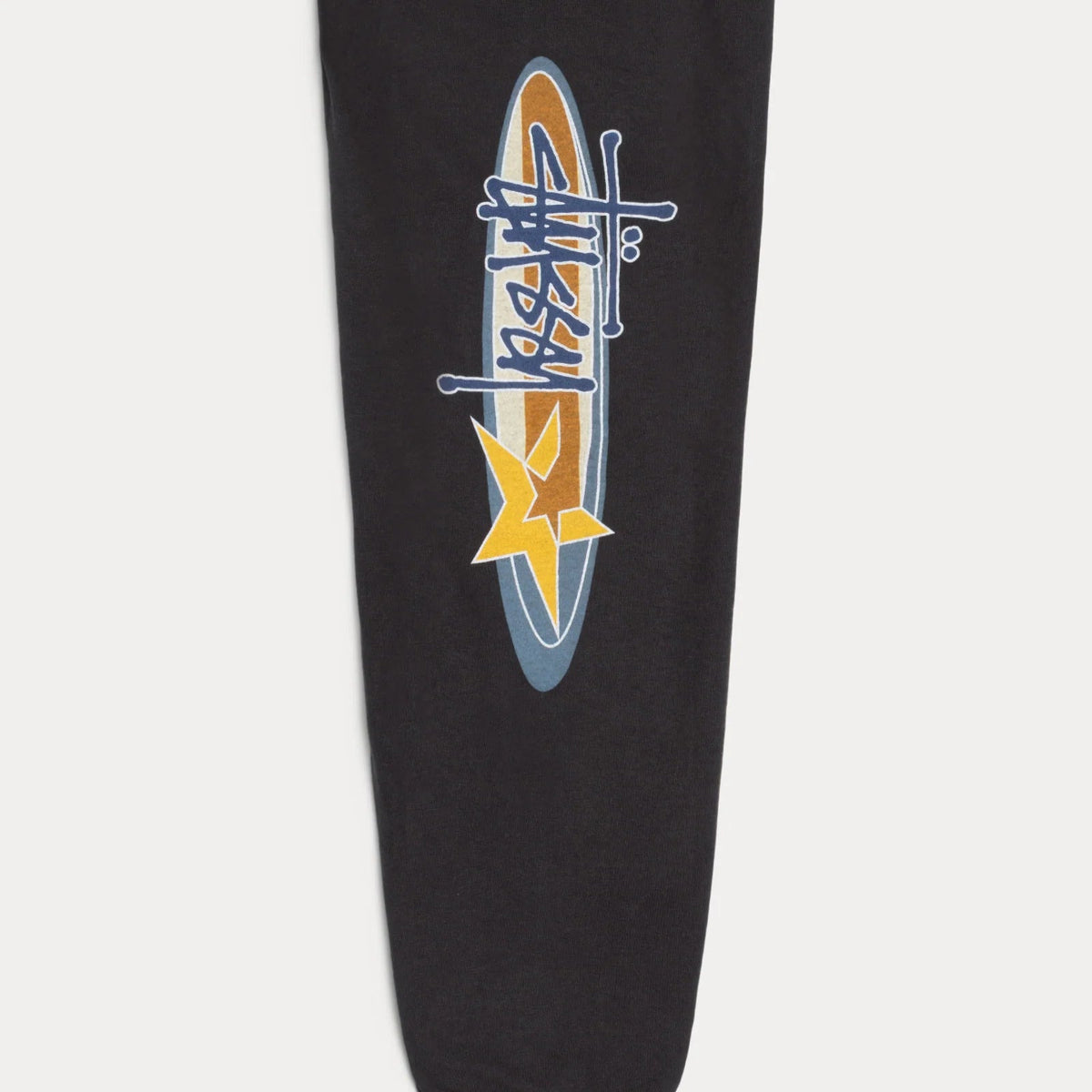 Stüssy Two Star Pigment Dyed Tee - Faded Black