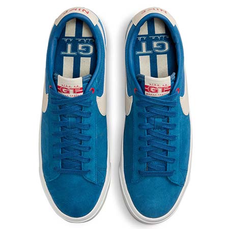 Nike SB Blazer Low Pro GT (Court Blue/LT Orewood BRN)