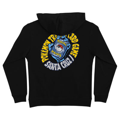 Santa Cruz X Pokemon TCG Hand Hooded Sweatshirt - YOUTH - Black