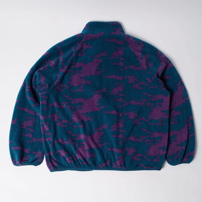 Parra Purple Darwin Camo Fleece - Blue