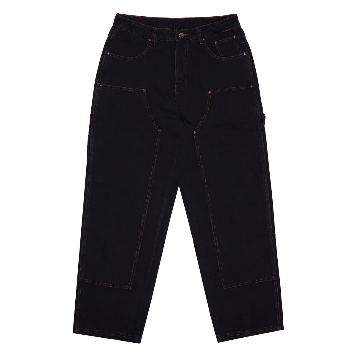 WKND Damn Near Carpenter Double Knee Jeans - Black