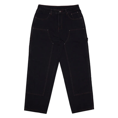 WKND Damn Near Carpenter Double Knee Jeans - Black