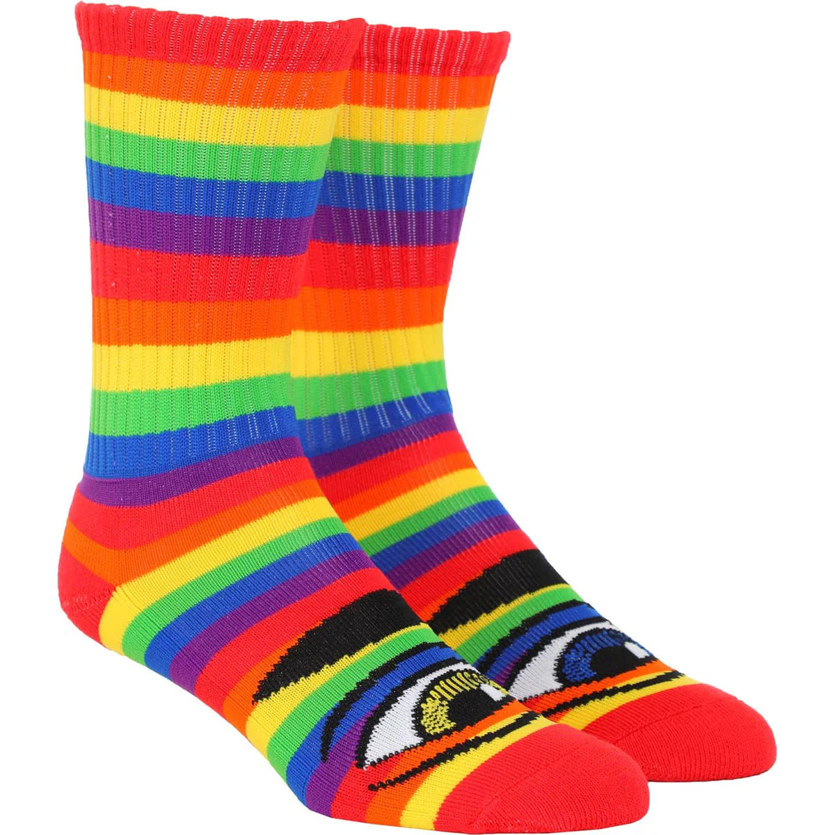 Toy Machine Sect Eye Rainbow Crew Socks