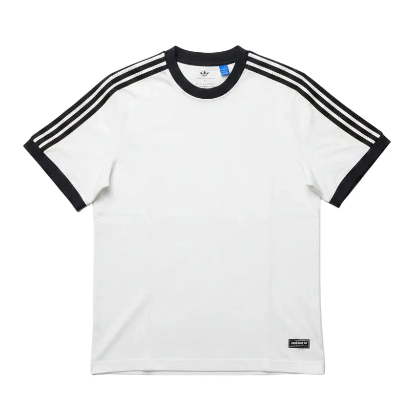 Adidas FSBS Ringer Tee - White/Aurora Ink