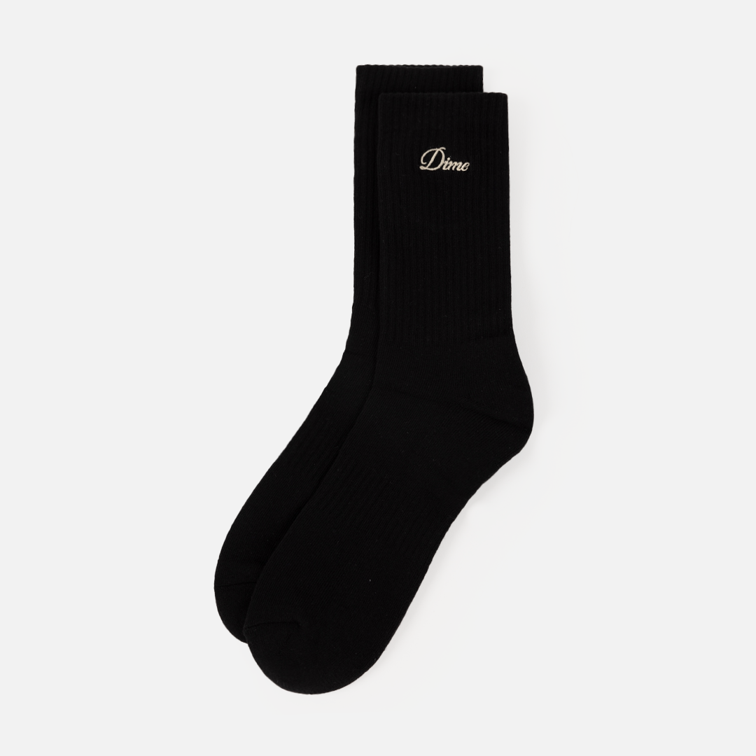 Dime Two Pack Crew Socks - Black