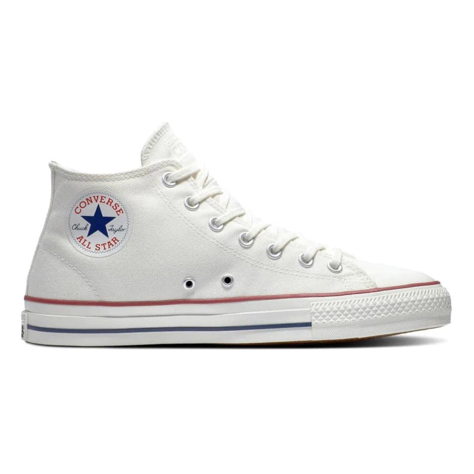 Converse - CTAS Pro Mid - White / Blue / Red