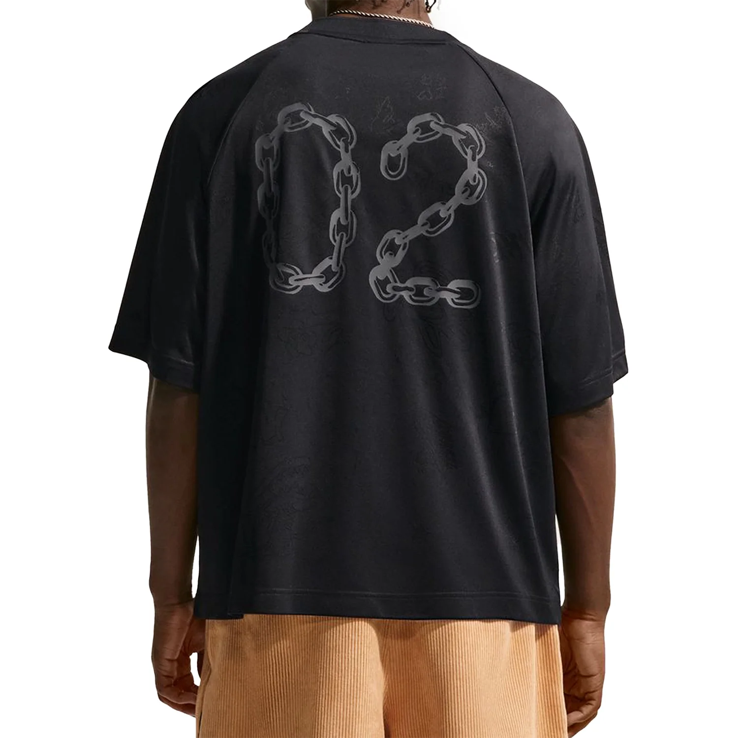 Nike SB Jacquard Skate Jersey Top - Black