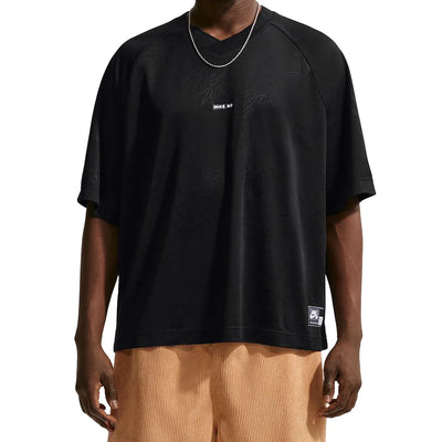 Nike SB Jacquard Skate Jersey Top - Black