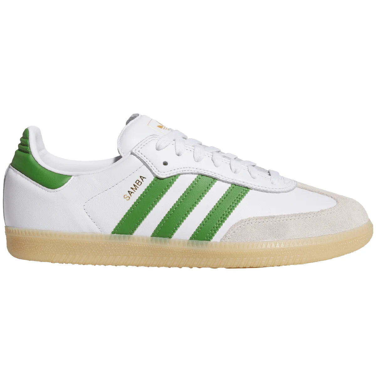 Adidas Samba ADV - White / Crew Green/ Light Gum